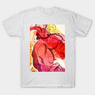 Art of hellboy painting comic T-Shirt